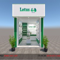 Thiết kế Shop thực phẩm chức năng Lotus - Chị Hà
